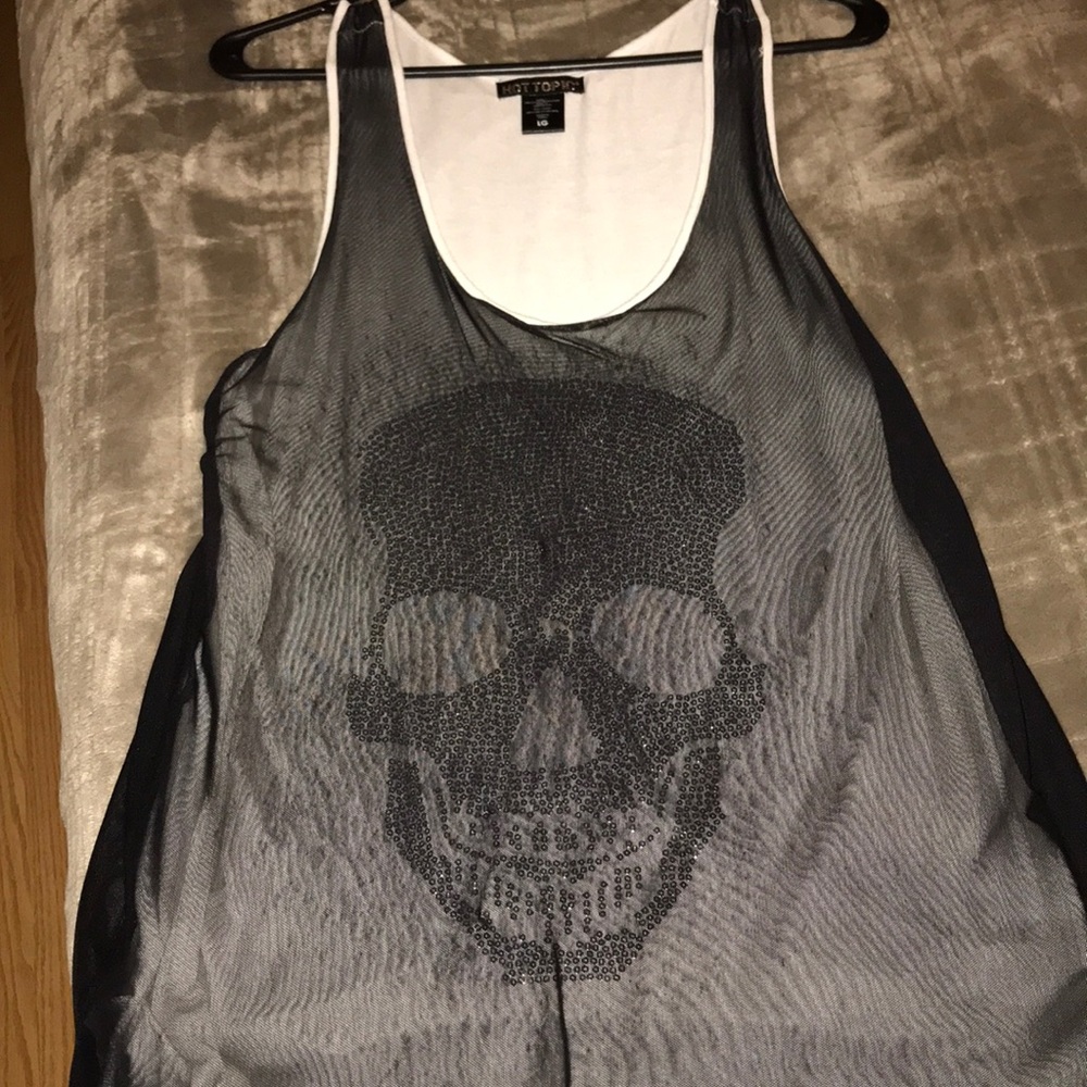Hot Topic Skull Tank Top